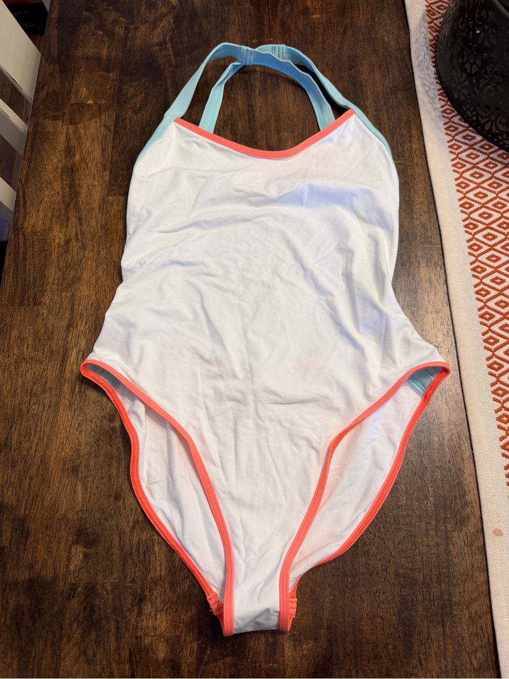 L*Space by Monica Wise White One-Piece Swimsuit Size 8 NWT